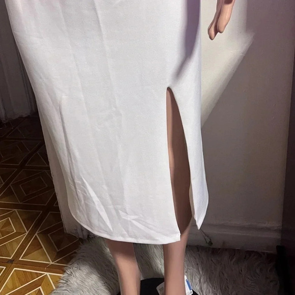 NWT RACHEL Rachel Roy Women’s Twist Bodycon Midi Dress - Picture 6 of 11